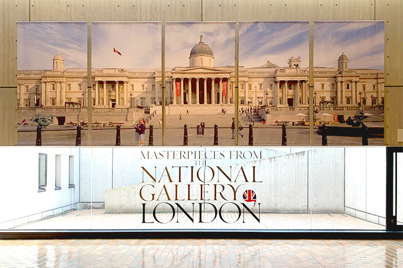 国立西洋美術館で開催された「ロンドン・ナショナル・ギャラリー展」の写真