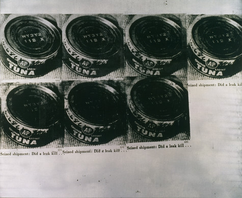 アンディ・ウォーホル《ツナ缶の惨事》の作品写真