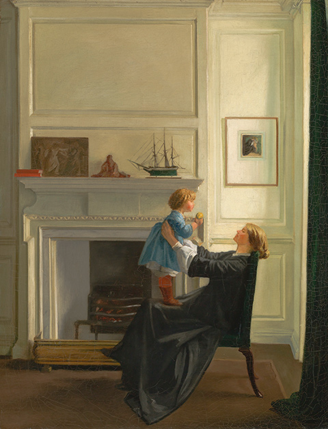 ウィリアム・ローゼンスタイン《母と子》1903年　Photo: Tate