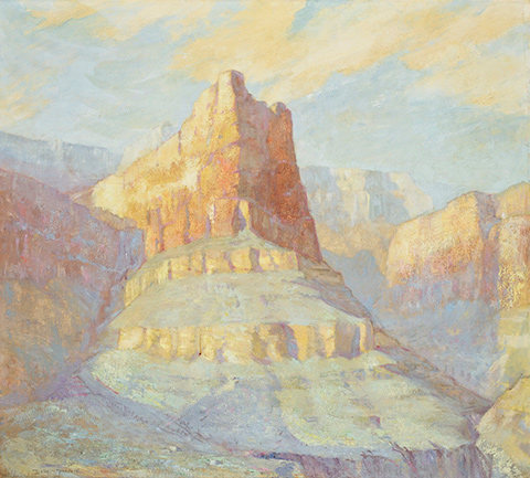 デウィット・パーシャル《ハーミット・クリーク・キャニオン》1910-16年　油彩、カンヴァス　ウスター美術館
Museum Purchase, 1916.57/Image courtesy of the Worcester Art Museum